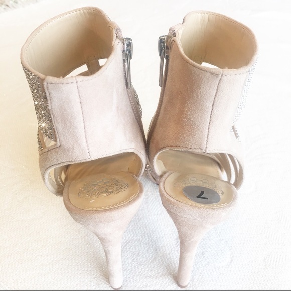 Vince Camuto Katal Rhinestone Coated Cage Heel - Picture 3 of 7